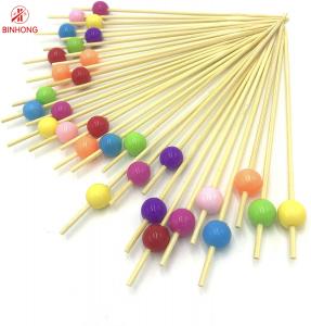  Eco Friendly Nan Bamboo 4.0mm Beaded Toothpicks Manufactures