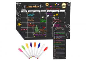 China High Quality Chalkboard Length 17 Magnetic Fridge Calendar Magnetic Day Planner For Time Management on sale