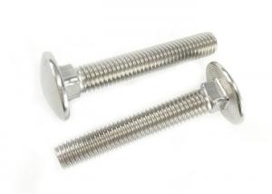  Polishing Hardware Nuts Bolts Mushroom Head SS M6 Carriage Bolts Square Neck Manufactures