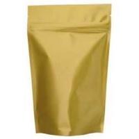  Gold Aluminum Foil Food Vacuum Seal Bags Self Stand Pouch High Barrier For Dried Food Manufactures
