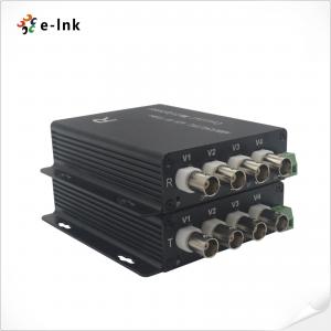 China 4-Channels Multiplexer Fiber Optical Coax To Ethernet Converter For 2MP Camera on sale