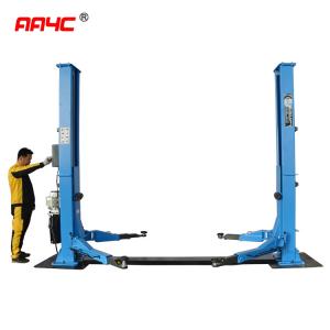  5.5T 11000 Lb 2 Post Car Lift 10 Ft Ceiling 240v Electrical Release Floorplate Manufactures