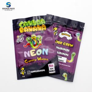 China Digital Printing Custom Weed Packaging Bags For Weed Candy Gummies on sale