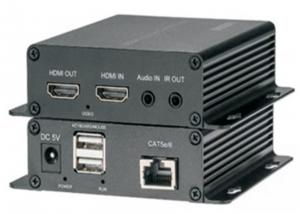  1080P HDMI Over Ethernet Extender Kit With Audio Local Loop Out 1 Reverse IR Signal Manufactures