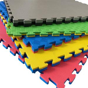  ISO9001 Double Side Pattern Eva foam floor mats Eco Friendly 100x100cm Manufactures