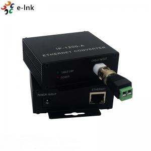 China 10/100 Mbps Full Duplex Ethernet Over Coax Converter 1200m Coax To Ethernet Converter on sale