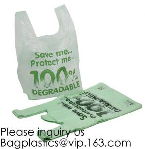 Kitchen Handle-Tie Trash Bags,Recyclable Plastic Shopping Bags With Flat Bottoms,Reusable Grocery Shopping Bags, Bagease