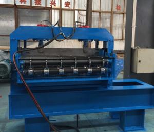 0.3 - 0.8mm Thickness Curving Machine Hydraulic 7.5KW Roofing Sheet Forming Machine Manufactures