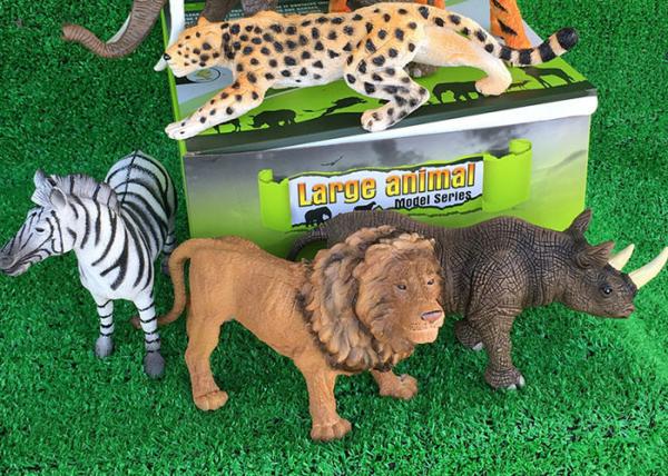 Quality Large Animal Model Plastic Tiger Toy Color Customized EN71 Certificatized for sale