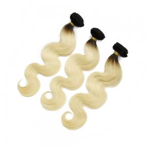 China Brazilian Human Ombre Hair Weave Body Wave Raw Virgin Hair 12 Inch - 24 Inches on sale