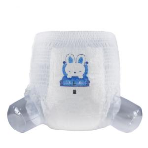 China Cloth Like Backsheet Baby Pant Style Pull Up Diapers For Sensitive Skin on sale