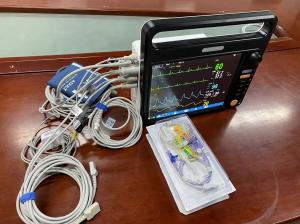 China 12.1 Inch Cardiac Patient Monitor MultiParameter With EtCO2 Sensor on sale