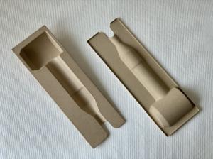 China Dustproof Custom Sustainable Packaging Smooth Pulp Moulded Products on sale