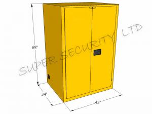  Industrial Metal Safety Flammable Storage Cabinet For Oil , Chemical Liquid Manufactures