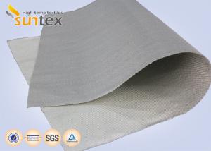 China Heatproof Fabric PU Coated Fabric 0.7mm Glass Fiber Fire Blanket Material Smoke Curtains on sale