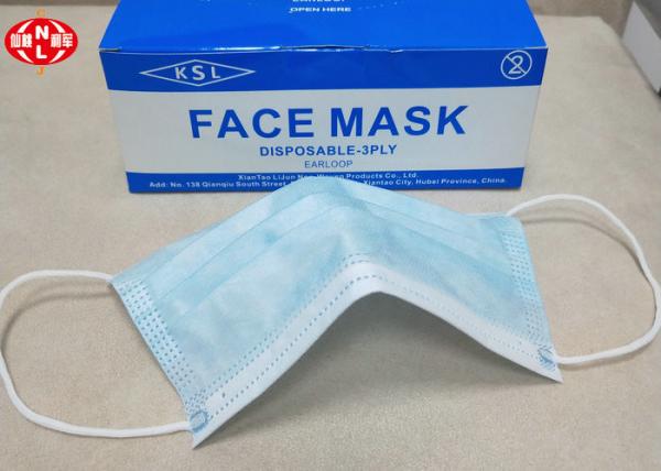 Quality Anti Covid-19 3 Layers BFE 99% Disposable Surgical Face Mask for sale