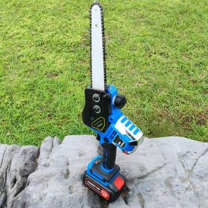  10 Inch One Hand Lithium Battery Chainsaw Machine Small Electric Cordless Manufactures