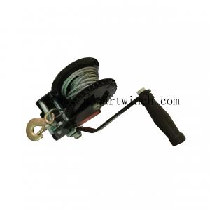  600lbs Black Spraying Small Hand Hoist Lifting Winches, Warn Winch Mounts Manufactures