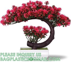  Artificial Bonsai Tree Juniper Faux Plants Indoor Fake Plants Decor with Ceramic Pots for Home Table Office Desk Manufactures