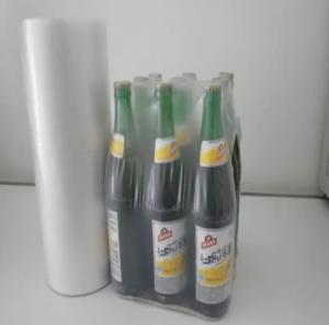 China Clear Heat Shrink Wrap Roll Gravure Printing 0.01- 0.15mm For Bottles Cans on sale