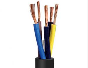  Oil Resistant Weather Resistant W Model Rubber Sheathed Cable For Communication Manufactures