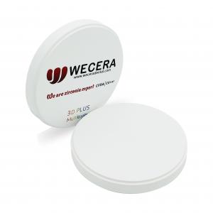 China Multi Layer 57% Translucency Zirconia Disc For Roland/VHF/Imes-Icore Crown And Bridge on sale