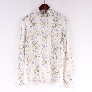 Recycled Polyester Long Sleeve Blouse