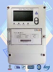  Anti - Tamper Commercial Electric Meter , Optical Port Wireless Power Meter Manufactures