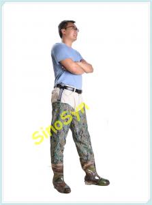  FQT1905 Digital-Camouflage PVC Skidproof Underwater Outdoor Fishing Waders with Rain Boots Manufactures