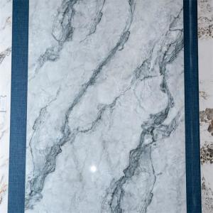  Glazed Polished White Marble Floor Tiles Heat Insulation Manufactures