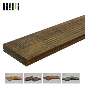 Natural Wooden Deck Flooring , Solid Bamboo Flooring Traditional Float Installed Type Manufactures