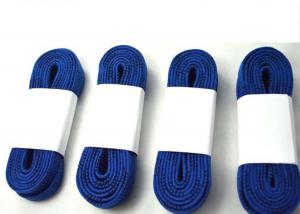  Fashionable Blue Hockey Skate Laces With Tight Moulded Tips Waxed Material Manufactures