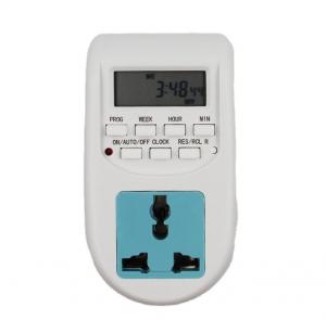 China EU Germany universal socket timer LCD digital display time control switch AL-06 PLUG IN 24 hours TIMER on sale