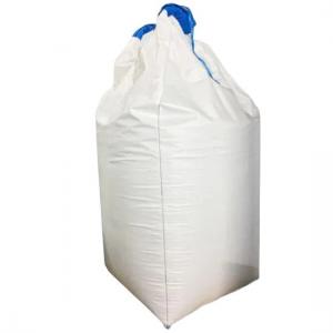 China 1.5tons 1&2 Loops Fibc Big Bag Bulk Jumbo Waterproof Bag Flexiable Container For Fertilizer Grain cereals on sale