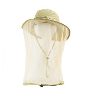  Quick Dry Anti - Mosquito Head Net Wide Brim Sun Hat Outdoor Beekeeping Protect Anti - Sting Mesh Breathable Cap Manufactures