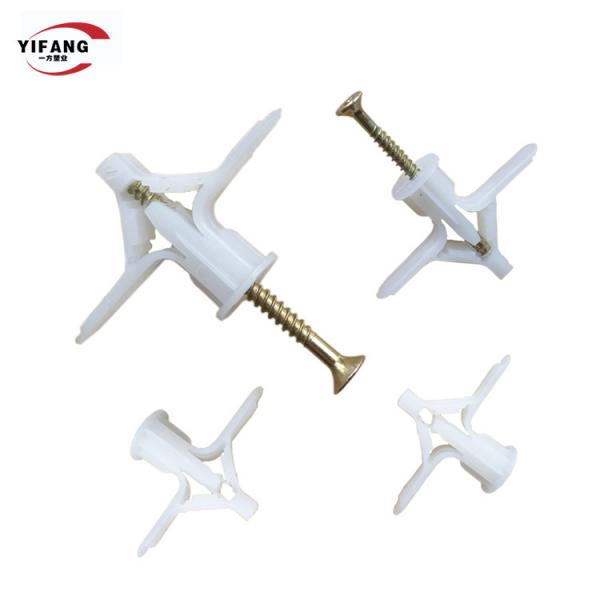 Quality Lightweight Gypsum Board Wall Anchors , Hollow Drywall Anchors Easy Installation for sale