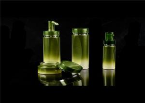 China New Design Cosmetic Bottle Acrylic Oval Plastic Lotion Bottles Decorative Classic Luxury Fancy Empty Lotion Pump Bottle on sale