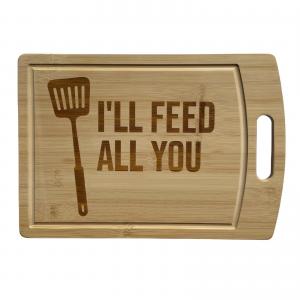  Personalized 28x20cm Non Toxic Bamboo Cutting Board Hanging With Sink Manufactures