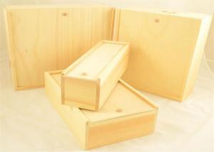  Customized Engrave Logo Small Wooden Box With Sliding Lid Empty Gift Storage Packing Display Box Manufactures