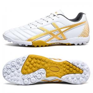  Training Professional Best Leather All Ages Soccer Football Cleats Fustal Shoes Manufactures