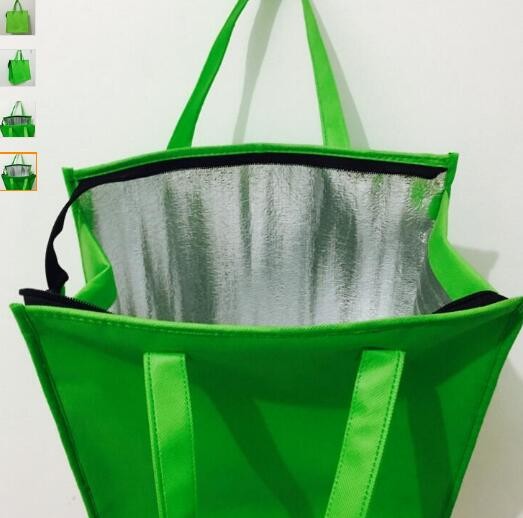 Portable Waterproof bicycle carrier holder,Neoprene,fruit fresh frozen storage cooler printed paper tyvek lunch bag