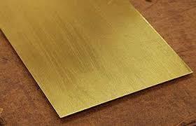  ASTM Brass Thick Plate , Laser Cutting Brass Sheet SGS ISO Certificate Manufactures