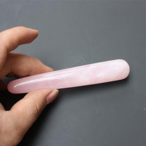  Acupuncture Pink Crystal Massage Stick Quartz Beauty Body Relaxation Manufactures
