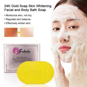  Private Label Organic Bath Soap For Face Anti-acne 24K Rose Brightening Soap Manufactures