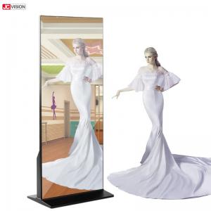 China 43inch Interactive Smart Mirror LCD FHD IPS Touch Screen Mirror Display For Retail on sale
