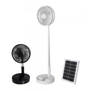  Ip20 5.5w 5200mah Battery Solar Portable Fan For Camping Manufactures