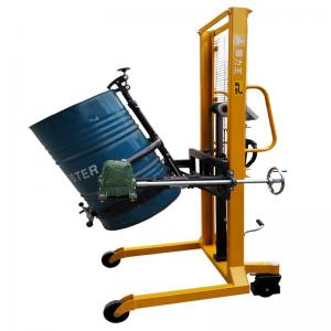  Oil Drum Hydraulic Stacker Truck Lifting Equipment Hand Forklift Grab Manufactures