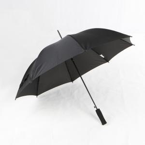  Junior Black Long Handle Umbrella , Full Size Compact Walking Stick Umbrella Manufactures