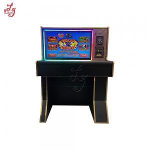 China 22 Inch Wooden Cabinets Flat Screen Texas Keno 4 Heart Touch Screen Gaming Machines on sale