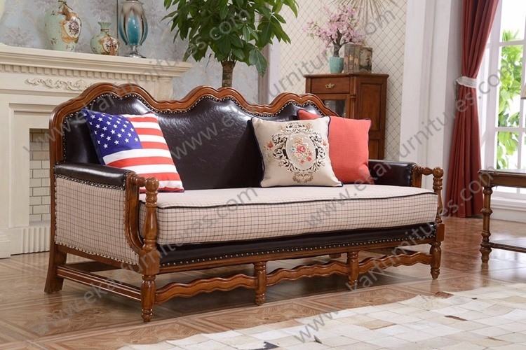Chinese armchair wood home furniture modern couch